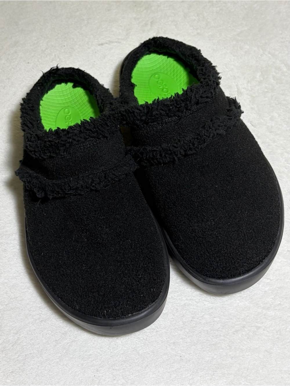 Oofos OOcoozie Mule Black Cozy Slip-On Women’s Shoes Sz 8.5  - EU 39.5 - Picture 7 of 10